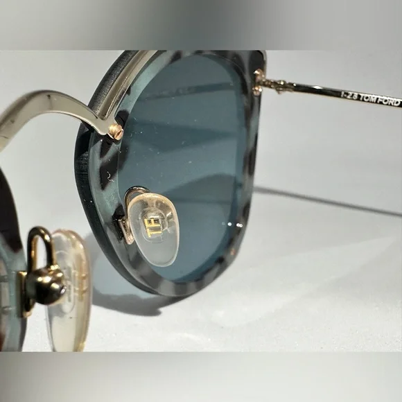 Tom Ford Black and Gold Sunglasses - Picture 8 of 8